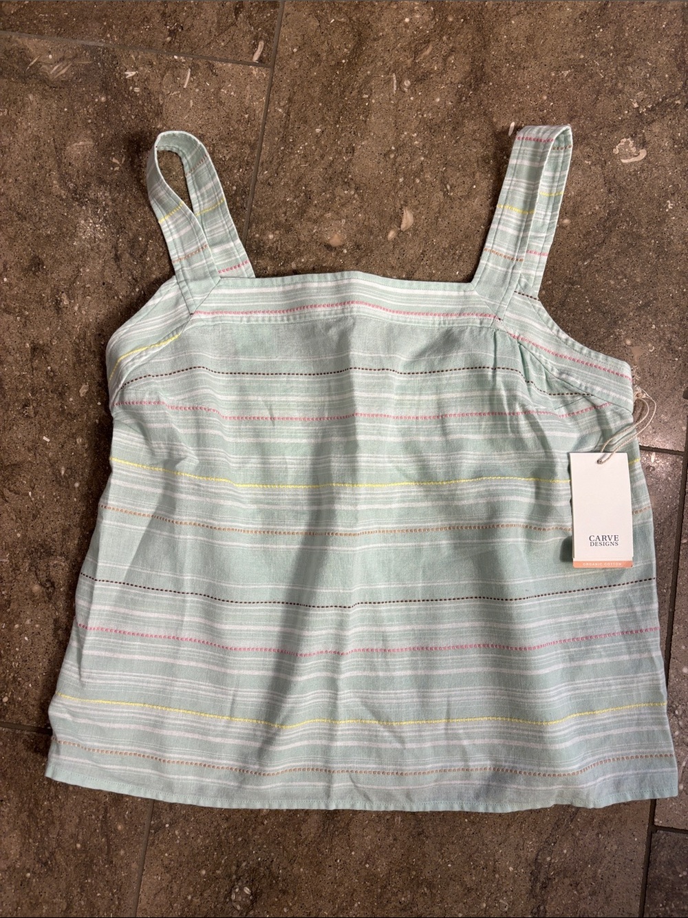 Carve Designs Liv Stitched Top, M, organic cotton, NWT